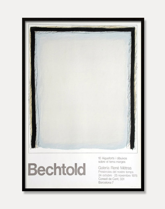 [에륀 베츠톨트]Erwin Bechtold Poster 1978 (액자포함) 56 x 76 cm