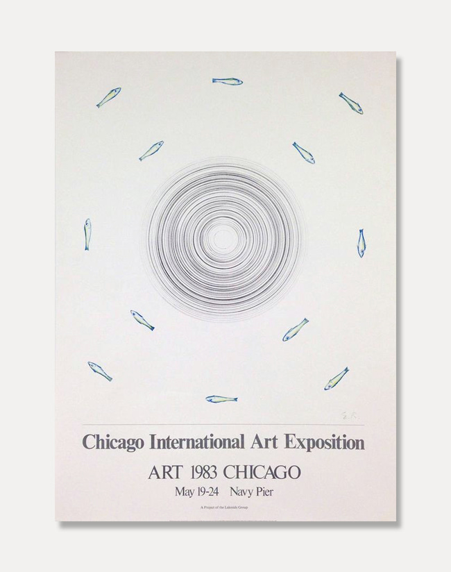 [에드 루샤] Art 1983 Chicago (액자포함)68.5 x 99 cm 