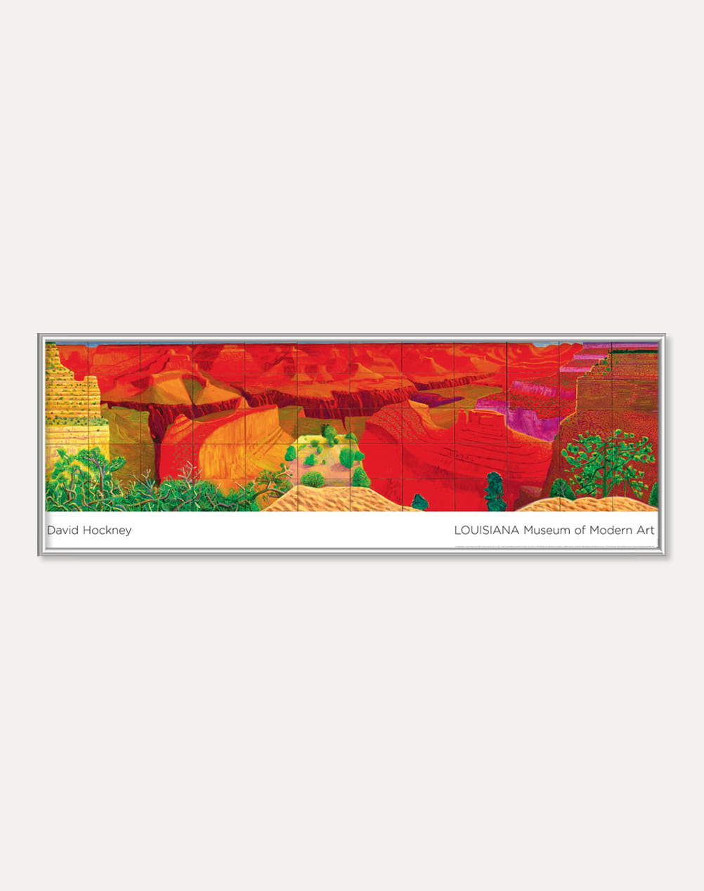 [데이비드 호크니]DAVID HOCKNEY ━ A CLOSER GRAND CANYON 1998 (액자포함)46 x 137 cm 