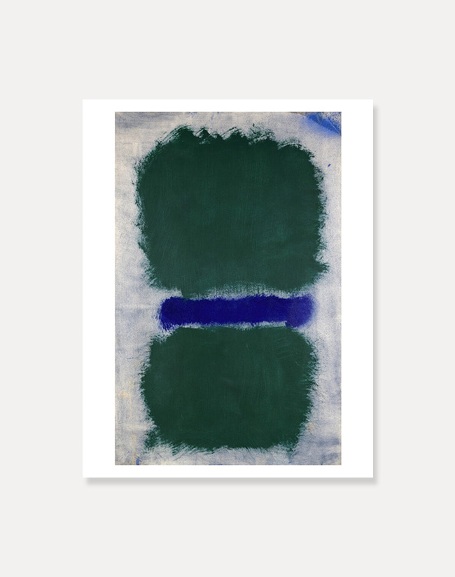 [마크 로스코] MARK ROTHKO — Untitled (Green Divided by Blue) 56 x 71 cm 주문 후 3개월 소요